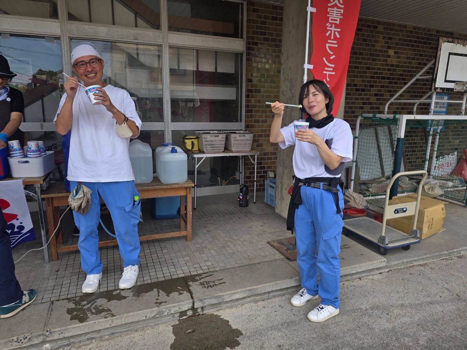 支援活動のようす